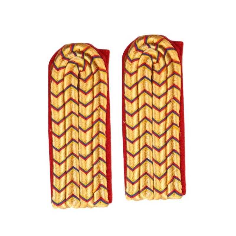 Gold Wire Braid Shoulder Cord Uniform Shoulder Board Pair