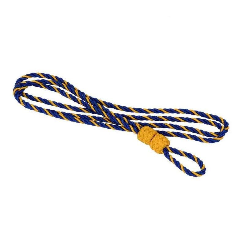 Security Uniform Blue & Golden Whistle Cord