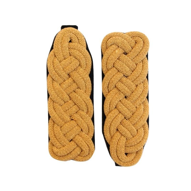 Military Gold & Black Cord Navy Shoulder Board Pair