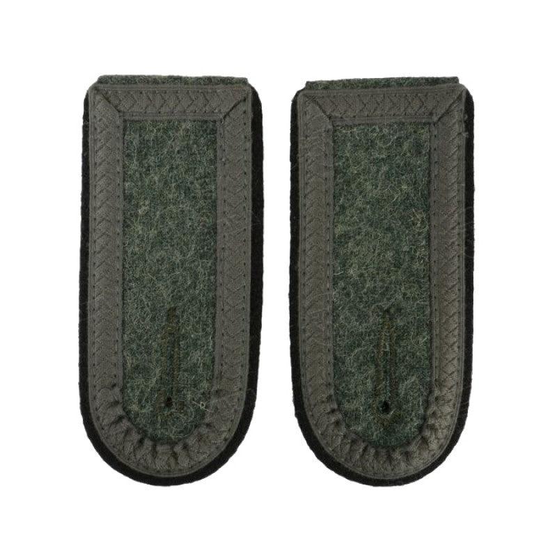 Field Grey NCO Shoulder Boards with Subdued Trim