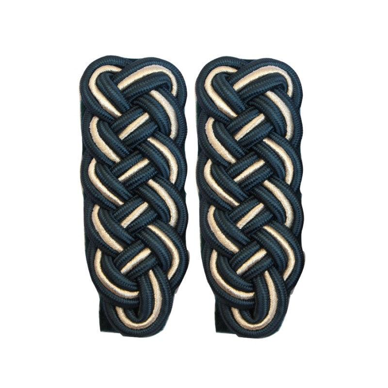 Officer Viscose Black British Army Shoulder Cord Pair