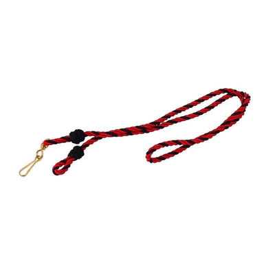 Officer Uniform Red and Black Polyester Whistle Cord