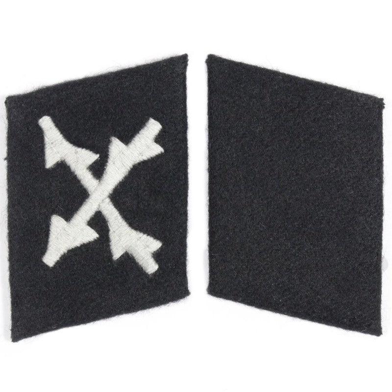 Cross of Burgundy Wallonien Collar Tabs - Military Insignia