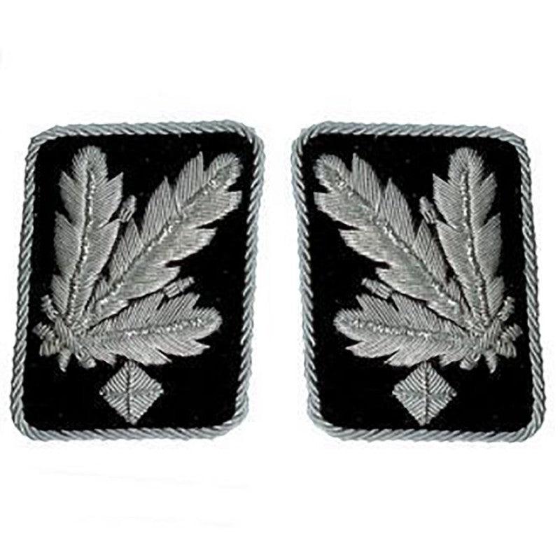 Waffen-SS Gruppenführer Collar Tabs - Authentic WWII Reproduction Insignia for Collectors and Reenactment